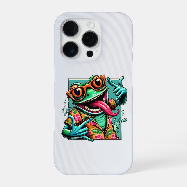 Chillaxin' with Style iPhone Case (Back)