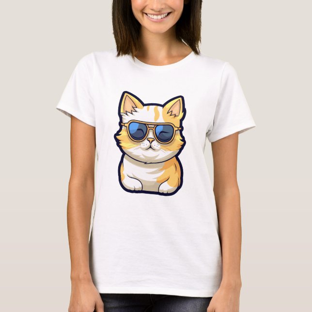 Chilled Cat T-Shirt (Front)