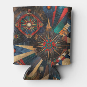 Chilled Cyan "Ancient Indigenous Chronicles" Soda  Can Cooler