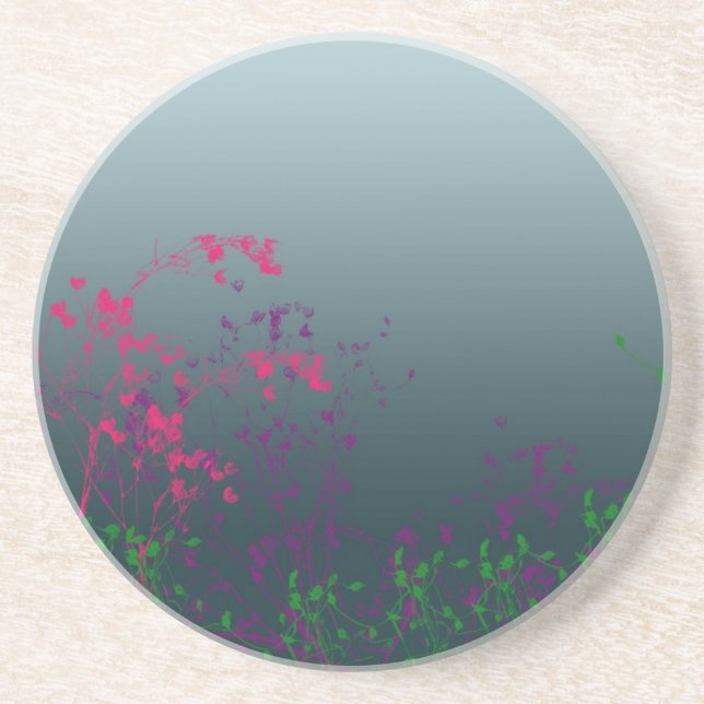 chilled out garden sandstone coaster (Front)