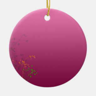 chilled out garden with retro flowers ornament
