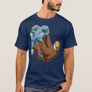 Chilled Sloth  Bouldering and Rock Climbing Gift T-Shirt