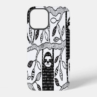 Chilled Sloths: Cute Animal Pattern.