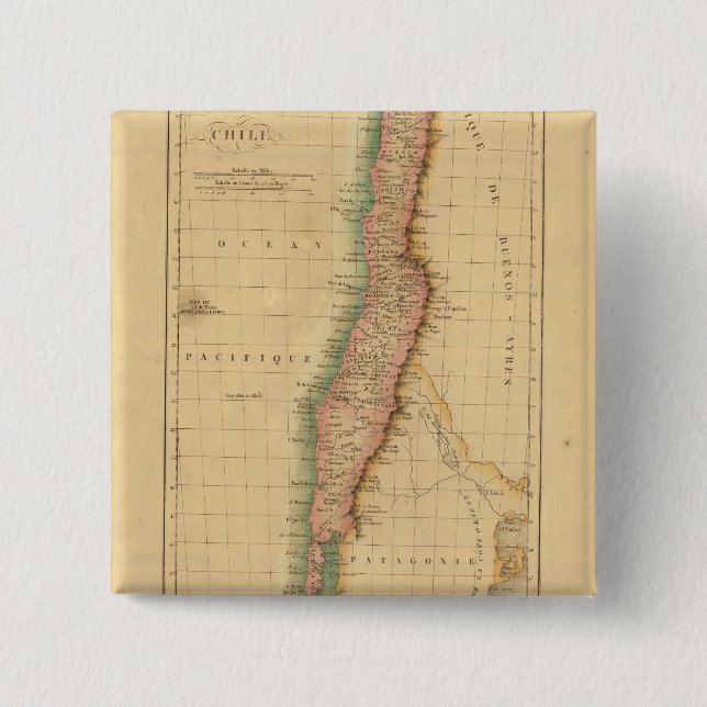 Chilli 15 Cm Square Badge (Front)