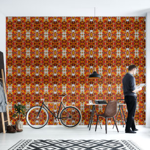 Chilli and garlic braid large wallpaper