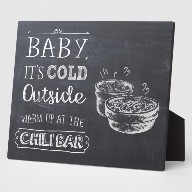 Chilli Bar Sign Plaque (Side)