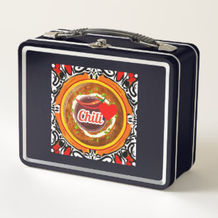Chilli Bowl Metal Lunch Box