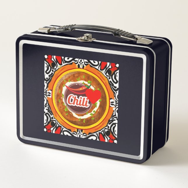 Chilli Bowl Metal Lunch Box (Front)