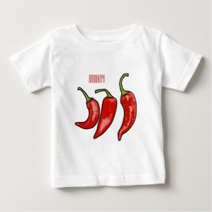 Chilli cartoon illustration baby T-Shirt