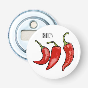 Chilli cartoon illustration bottle opener