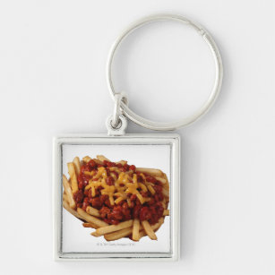 Chilli cheese fries key ring