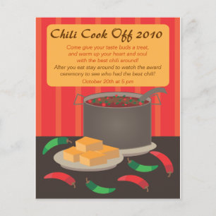Chilli Cook Off Announcment Flyer