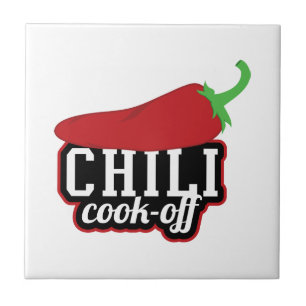 Chilli Cook-Off Ceramic Tile