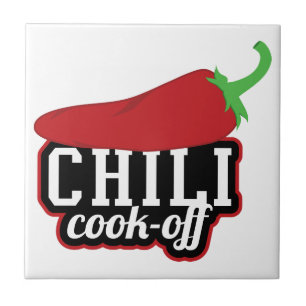 Chilli Cook-Off Ceramic Tile