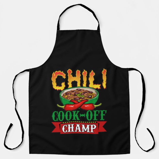 Chilli Cook Off Champ Competition Winner Apron (Front)