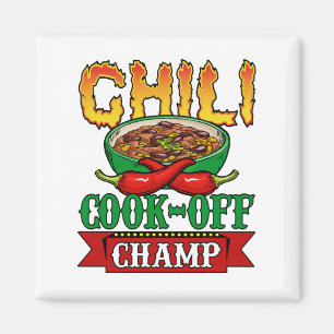 Chilli Cook Off Champ Competition Winner Magnet