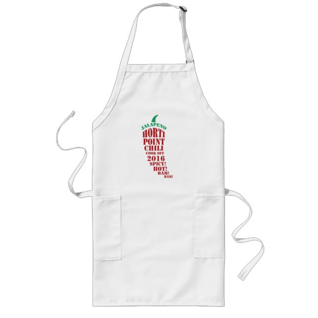 Chilli Cook Off Competition Long Apron (Front)