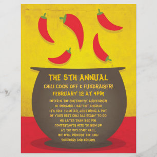 Chilli Cook Off Flyer