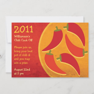 Chilli Cook Off Invitation