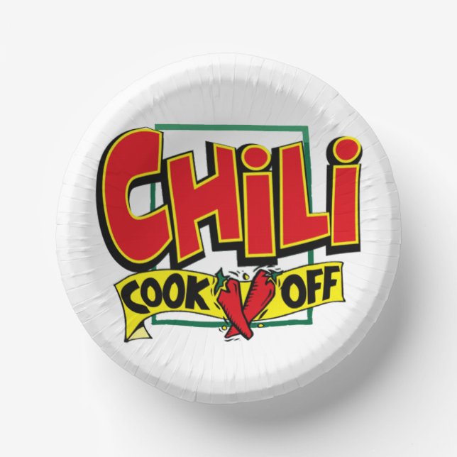 Chilli cook off paper plate (Front)