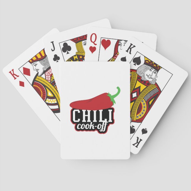 Chilli Cook-Off Playing Cards (Back)