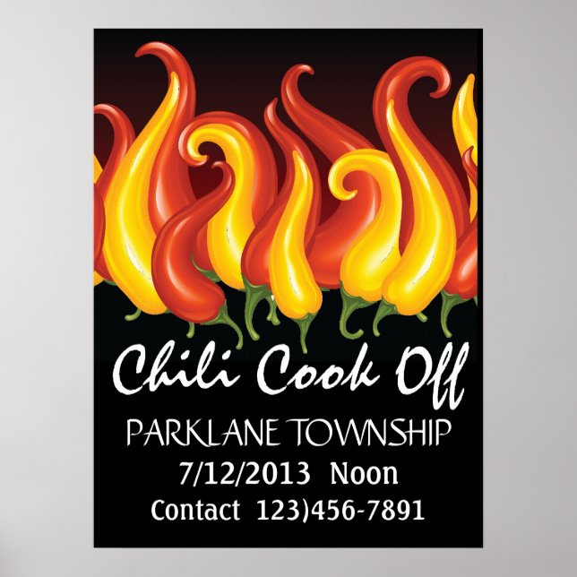 Chilli Cook Off Poster - SRF (Front)