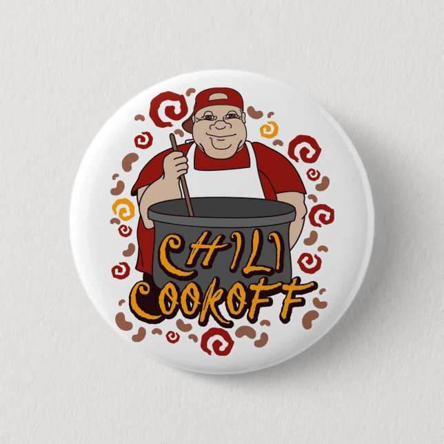 Chilli Cookoff 6 Cm Round Badge (Front)