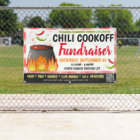 Chilli Cookoff Fundraiser Banner with qr code