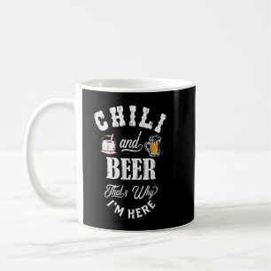 Chilli Cookoff Funny  Chilli And Beer   Coffee Mug