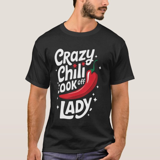 Chilli Crazy Chilli Cook Off Lady T-Shirt (Front)