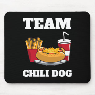 Chilli Dog And Hot Dog Man And Chilli Con Carne Fo Mouse Pad