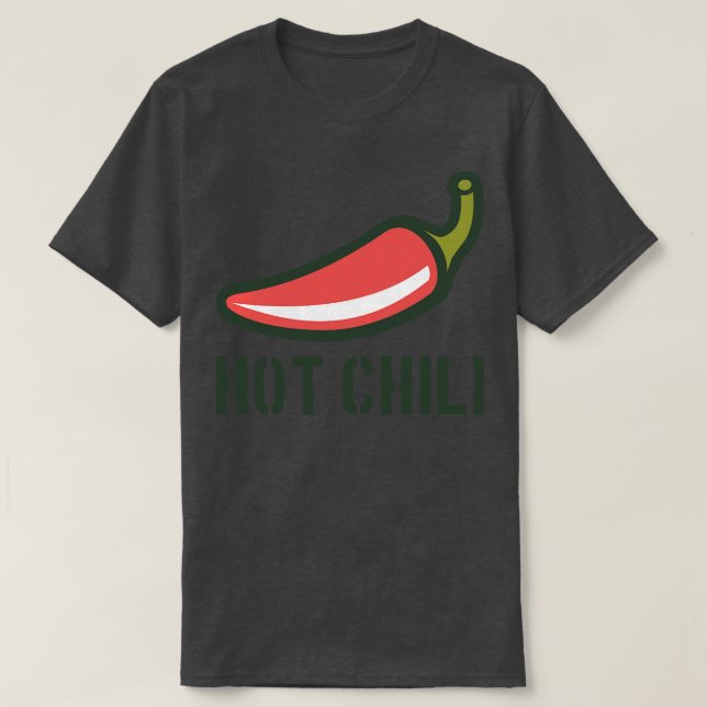 Chilli Hot Chilli  T-Shirt (Design Front)