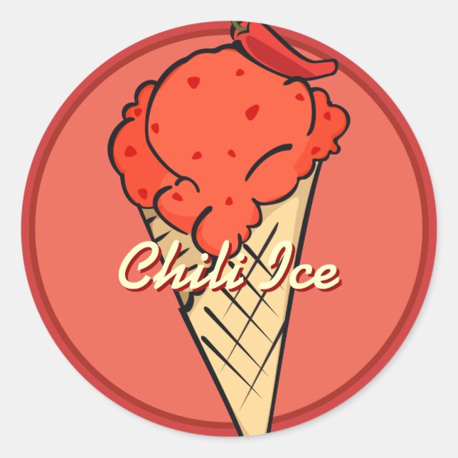 Chilli Icecream Sticker (Front)