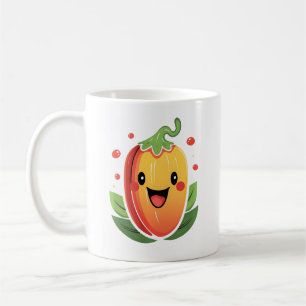 Chilli Kawaii Hot Pepper Chilli Spicy Food Coffee Mug
