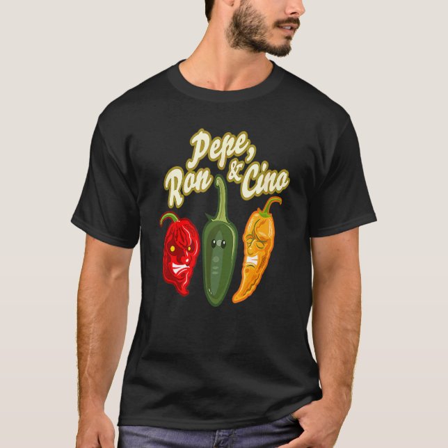 Chilli Pepe Ron & Cino Chilli T-Shirt (Front)