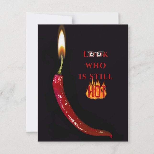 Chilli Pepper Birthday Party Invitation (Front)