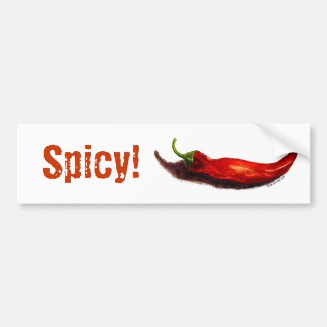 Chilli Pepper Bumper Sticker #2 (Front)