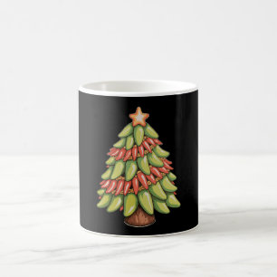 Chilli Pepper Christmas Tree Hot Spicy Sauce Xmas Coffee Mug