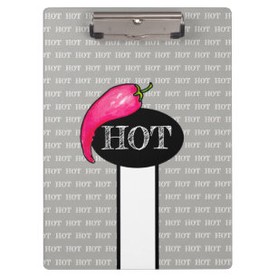 Chilli pepper clipboard