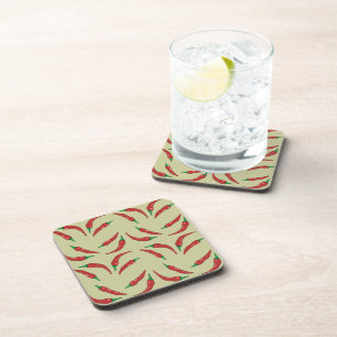 chilli pepper, cookery coaster