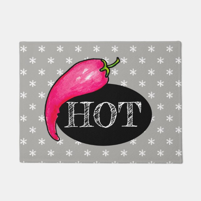 Chilli pepper doormat (Front)