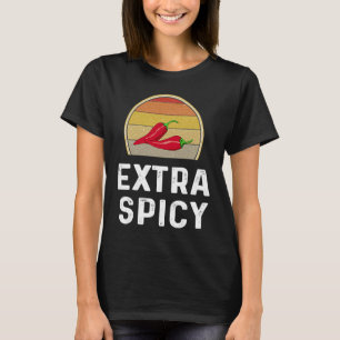 Chilli Pepper Extra Spicy  Cook Off  Retro T-Shirt