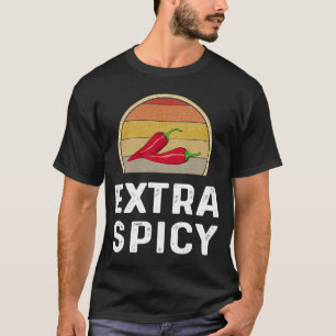 Chilli Pepper Extra Spicy  Cook Off  Retro T-Shirt