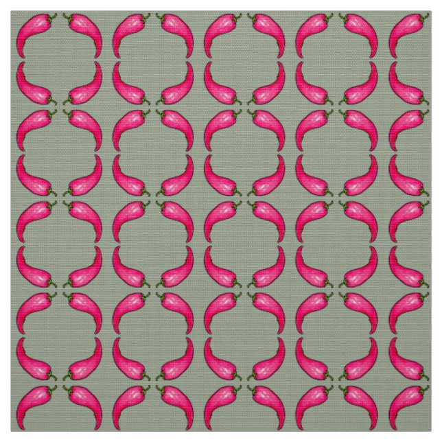 Chilli pepper fabric (Swatch)