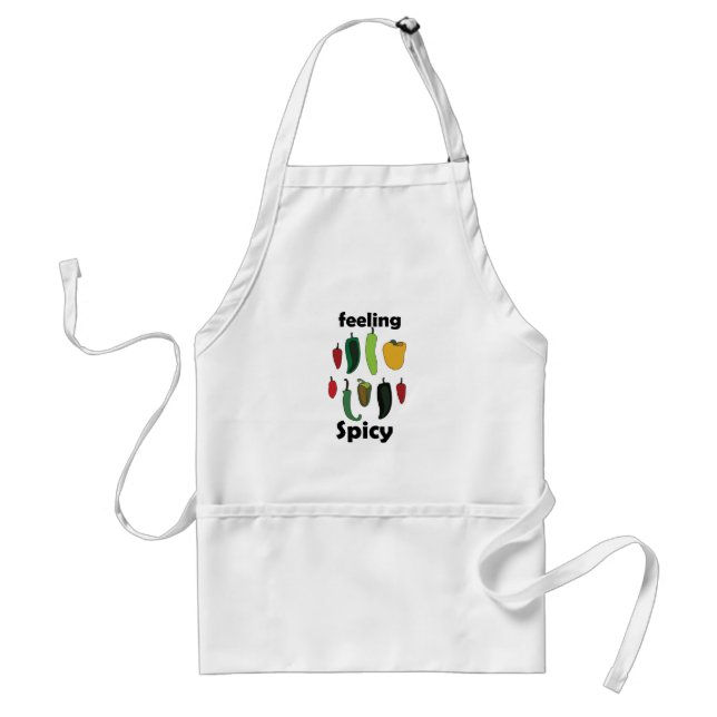 Chilli Pepper Feeling Spicy Fiesta Party Standard Apron (Front)