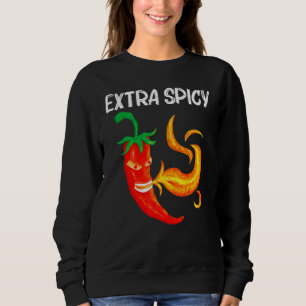 Chilli Pepper For Men Women Red Spicy Flaming Jala Sweatshirt