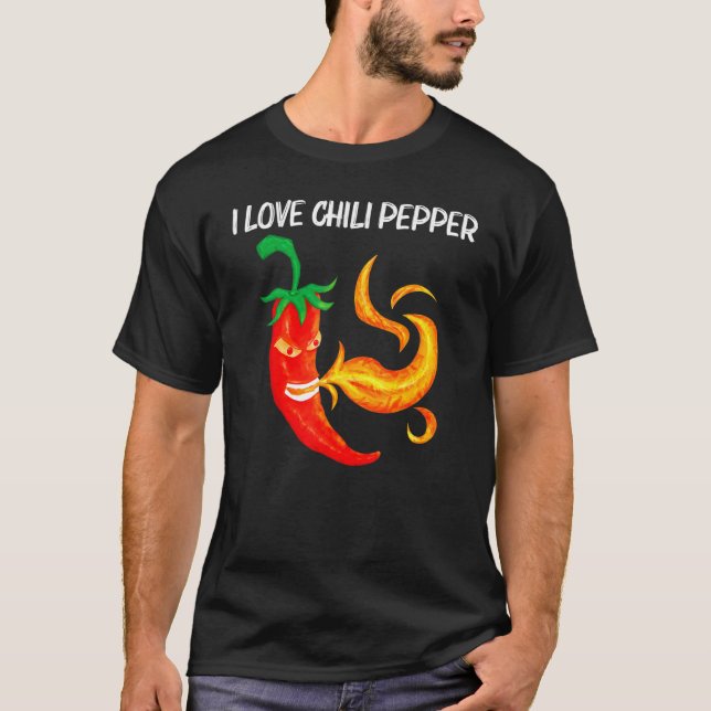 Chilli Pepper For Men Women Red Spicy Flaming Jala T-Shirt (Front)