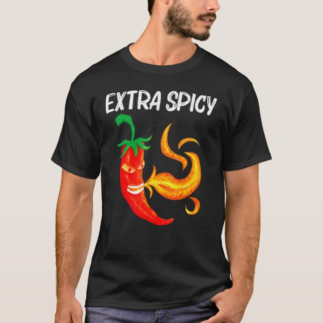 Chilli Pepper For Men Women Red Spicy Flaming Jala T-Shirt (Front)