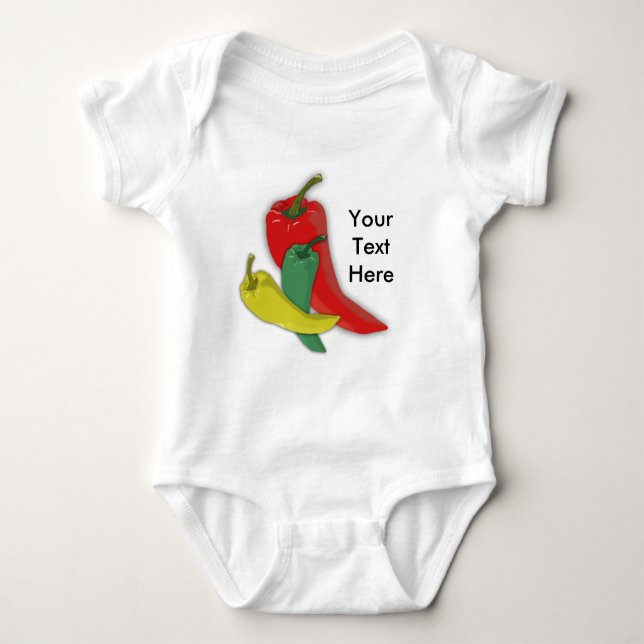 Chilli Pepper Group Baby Bodysuit (Front)