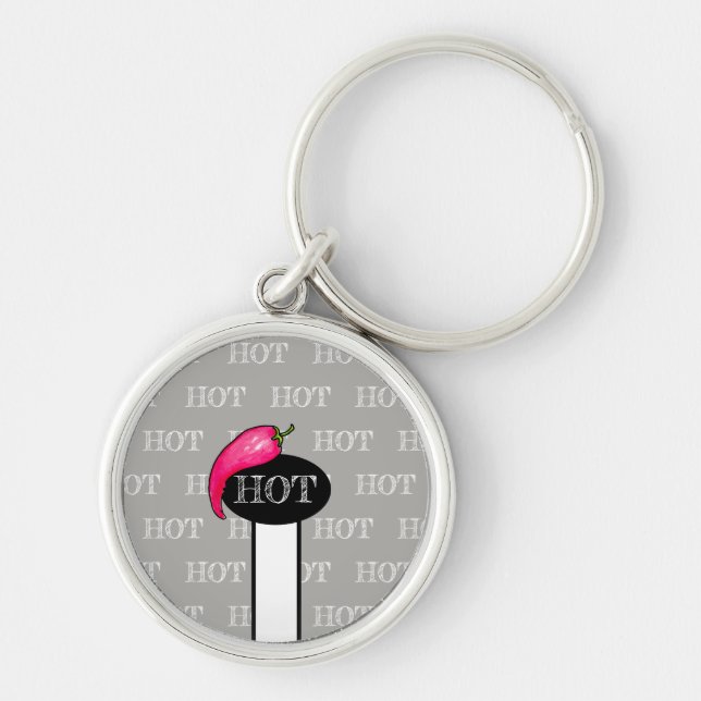 Chilli pepper key ring (Front)